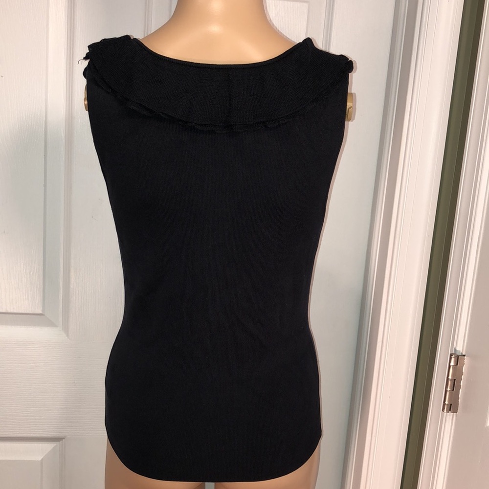 Banana Republic Factory Store Black Silk Sweater. - Picture 4 of 5